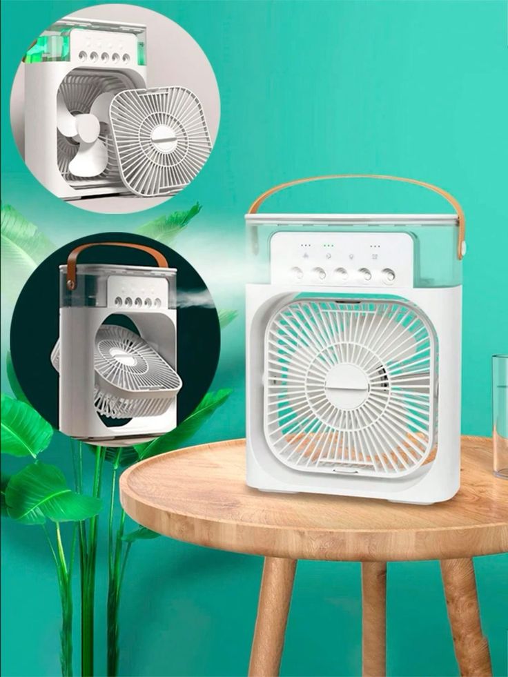 Multifunction Mist Air Cooler -USB Electric Portable Fan Air Conditioner Humidifier