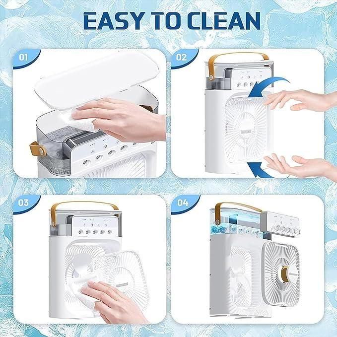 Multifunction Mist Air Cooler -USB Electric Portable Fan Air Conditioner Humidifier