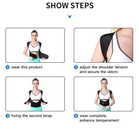 Adjustable Back Posture Corrector/ Slouching Relieve Pain Belt Women/ Men