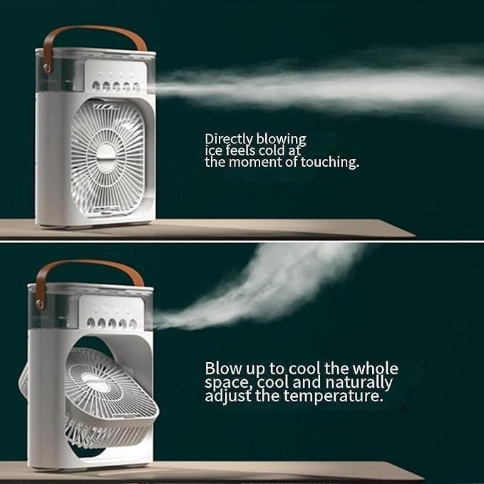 Multifunction Mist Air Cooler -USB Electric Portable Fan Air Conditioner Humidifier