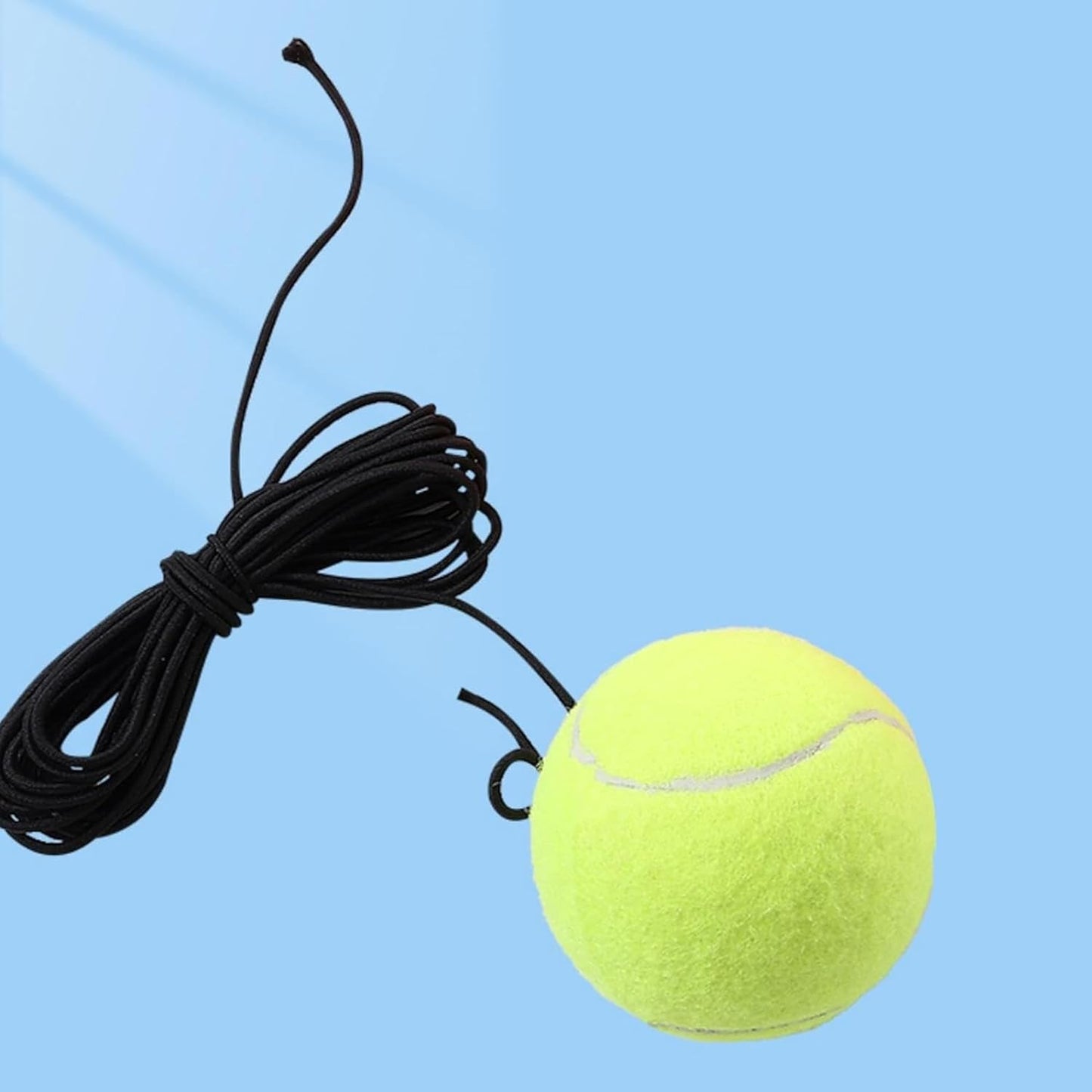 Tennis Trainer Rebound Ball with String - Self Practice & Training Tool, Portable Equipment for Kids Beginners (Blue/Orange)