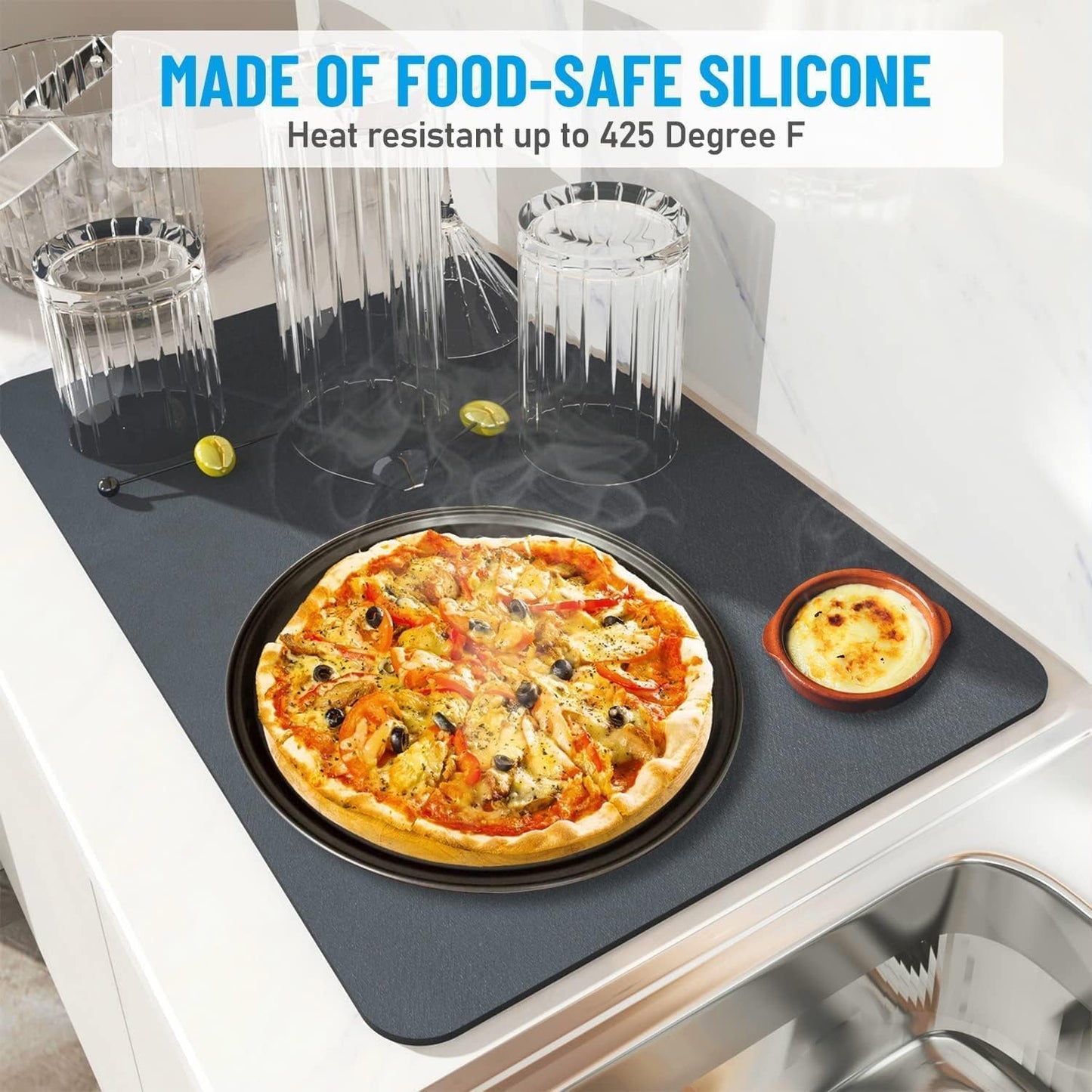 Kitchen Quick-Drying Mat- Lightweight & Washable
