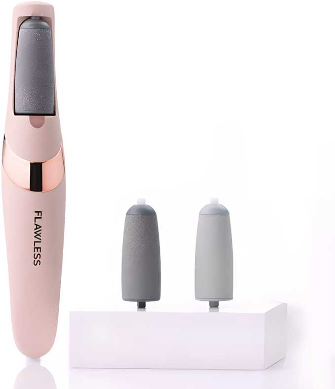 Professional Callus Filer and Foot Scrubber Kit for Silky Smooth Feet - Pedicure Machine with Dead Skin Remover, Includes Pedicure Tools for Women
