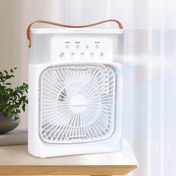 Multifunction Mist Air Cooler -USB Electric Portable Fan Air Conditioner Humidifier